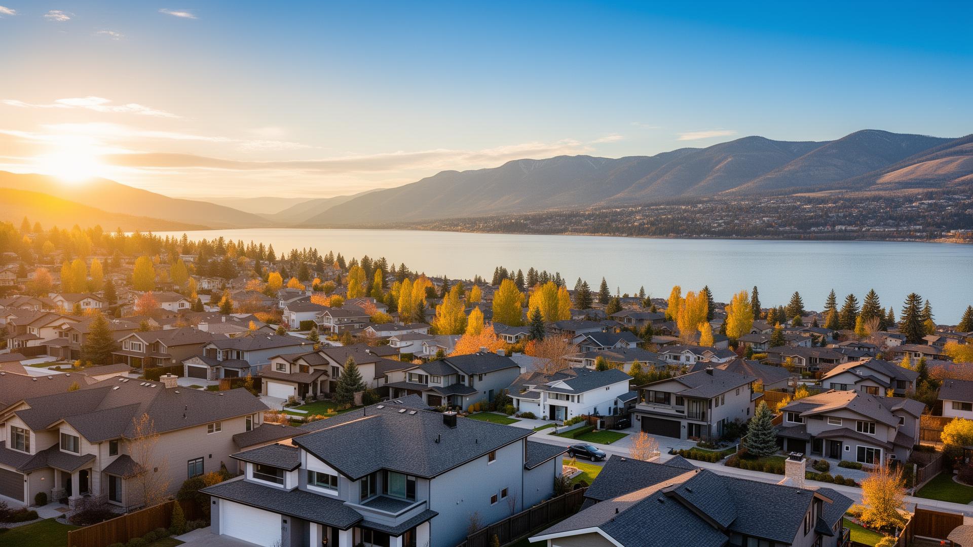 Beautiful Kelowna homes overlooking Okanagan Lake